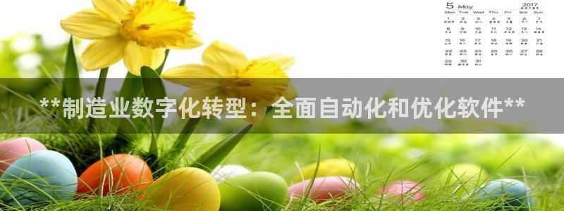 新版彩神v8登录教程：**制造业数字化转型：全面自动化和优化软件**