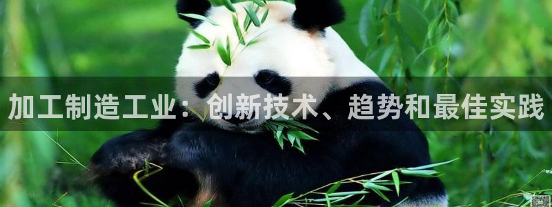彩神v彩搜狗：加工制造工业：创新技术、趋势和最佳实践