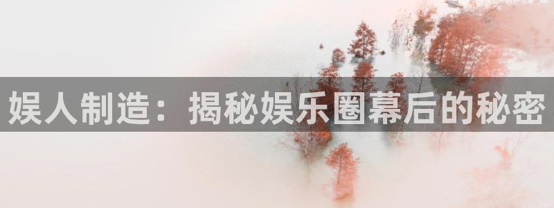 大发彩神争：娱人制造：揭秘娱乐圈幕后的秘密
