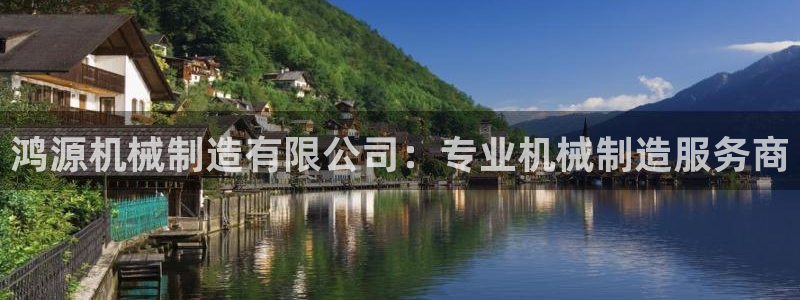 彩神v天天：鸿源机械制造有限公司：专业机械制造服务商