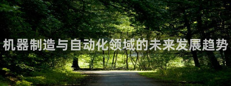 彩神v集团有限公司：机器制造与自动化领域的未来发展趋势